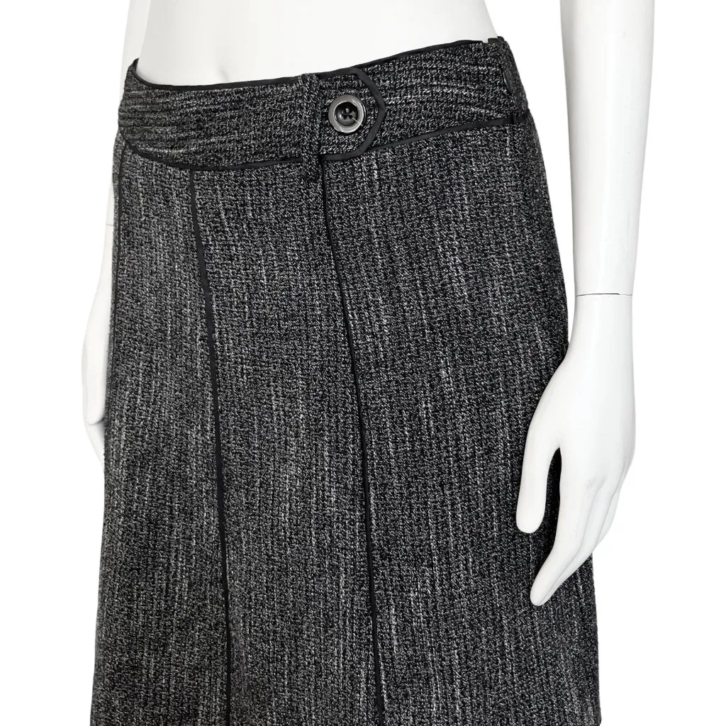 Ann Taylor Black Tweed A Line Skirt. XS 2. Office Chic Preppy Fall Classic Twee - Image 9