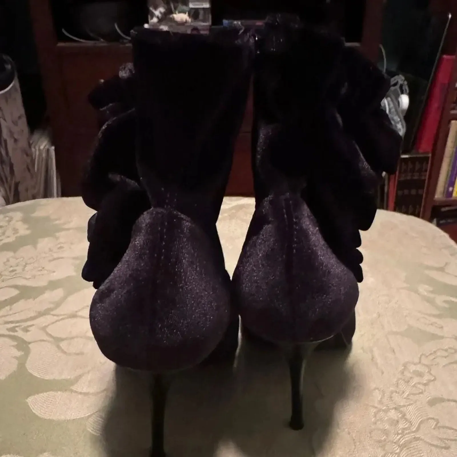 JEFFREY CAMPBELL Florette Velvet Stiletto Bootie Size 5.5 New w/ Tag MSRP $165 - Image 10