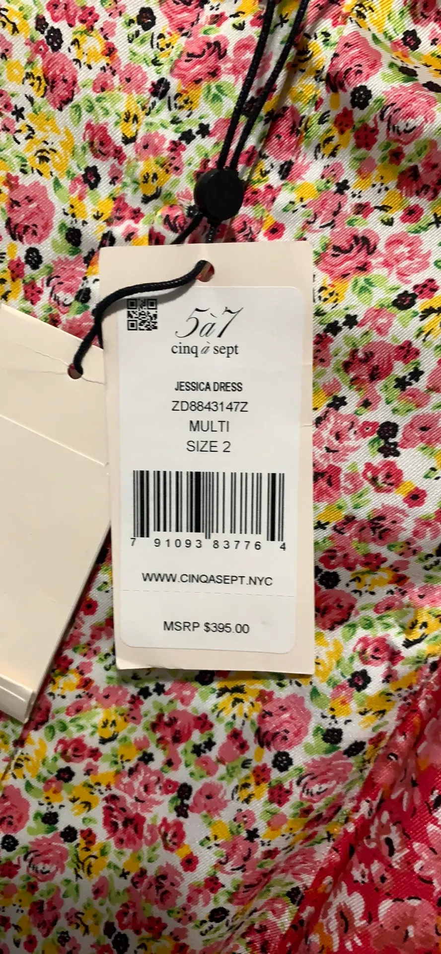 Cinq à Sept New  Long Floral Dress - Image 7