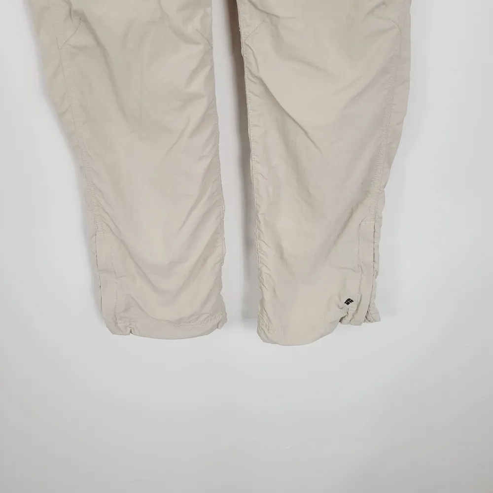 Columbia Khaki Nylon Convertible Rip Stop Outdoor Hiking Tactical Pants - Image 4