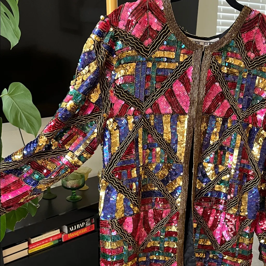 Scala  medium silk sequined Jacket - Image 9