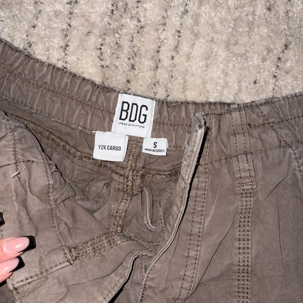 BDG Women's Tan Cargo Pants - Image 2