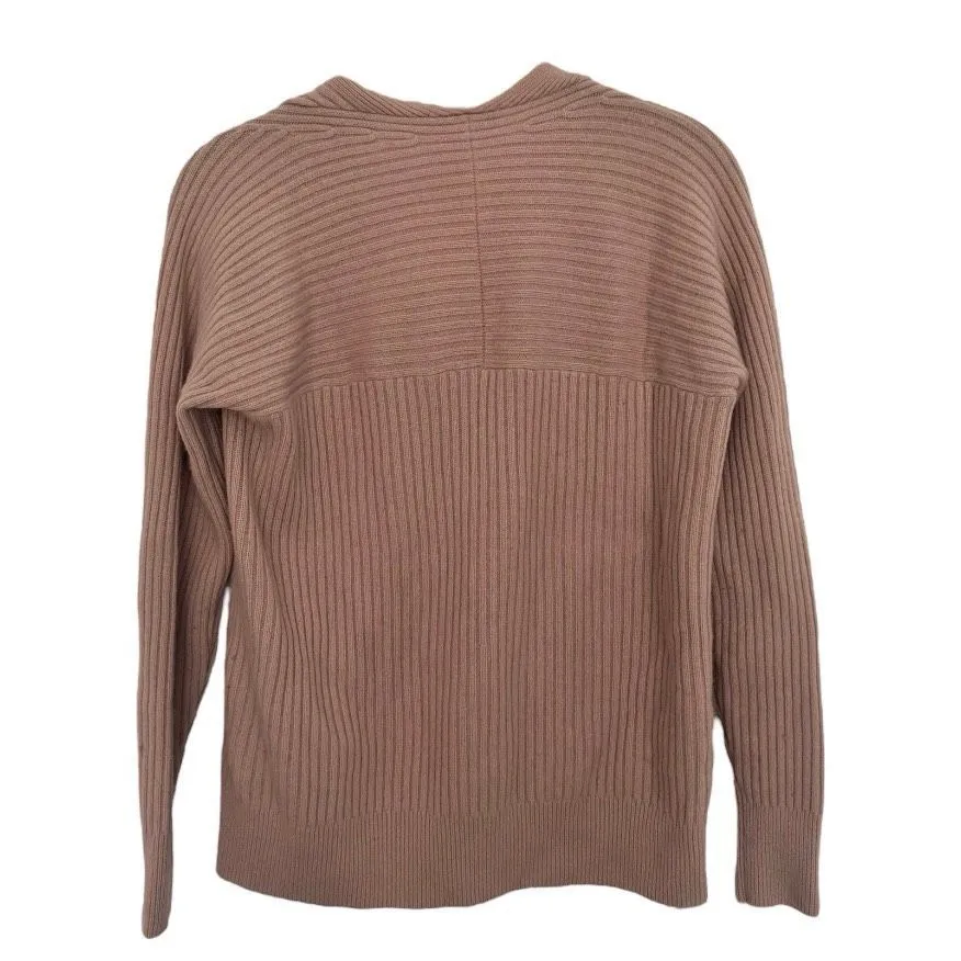 Vince Wool Cashmere Ribbed V-Neck Sweater XS - Image 3