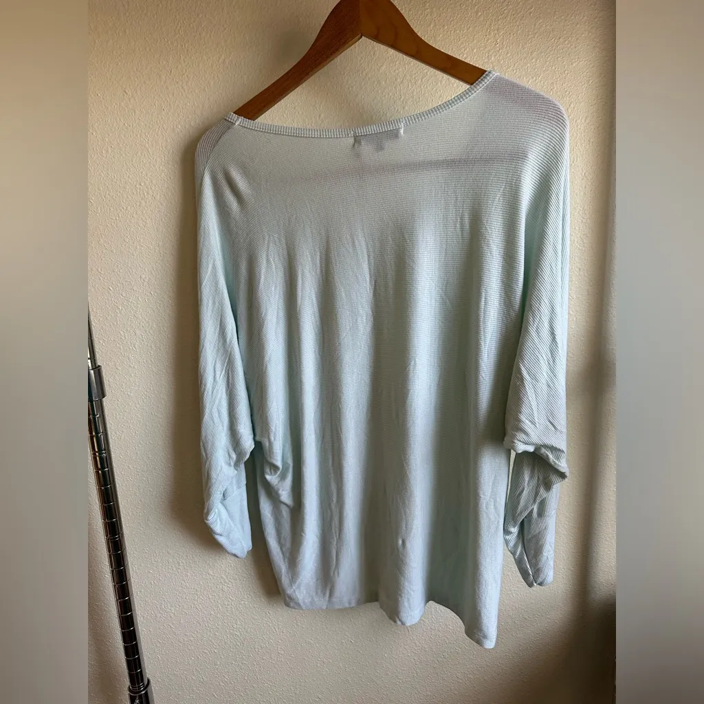 Michael Stars Joni Neck Dolman Long Sleeve Ribbed Top - Image 10