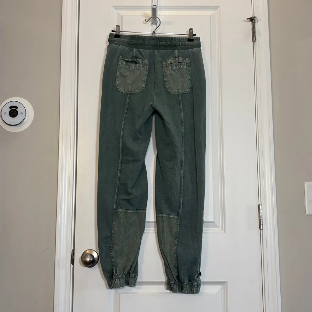 Daily Practice by Anthropologie Killington Pants XS green sweatpant jogger - Image 7