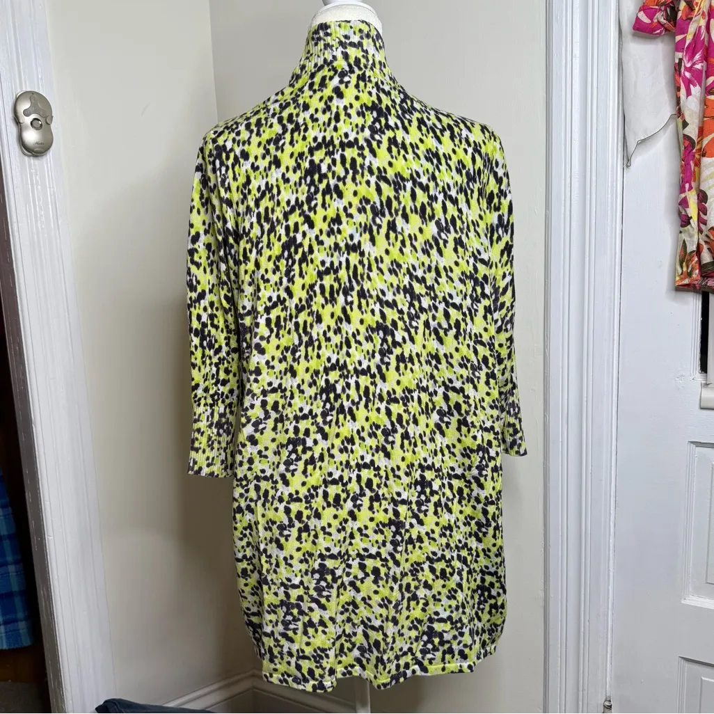 Laura Ashley Open Front Sweater Cardigan Women’s 2X Longer Length 3/4 Sleeves - Image 4