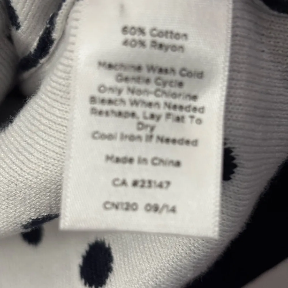 Navy Polka Dot Sweater - Image 7