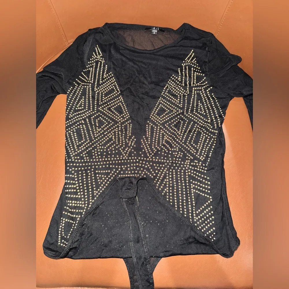 Iris  Sheer Rhinestone Bodysuit - Image 3