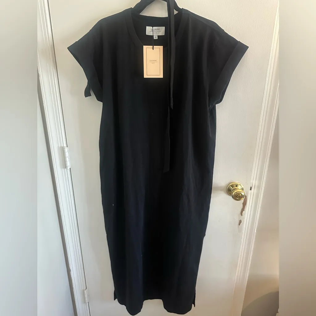 La Ligne NYC Andie Dress Elegant Black Belted Dress Size XL - Image 3