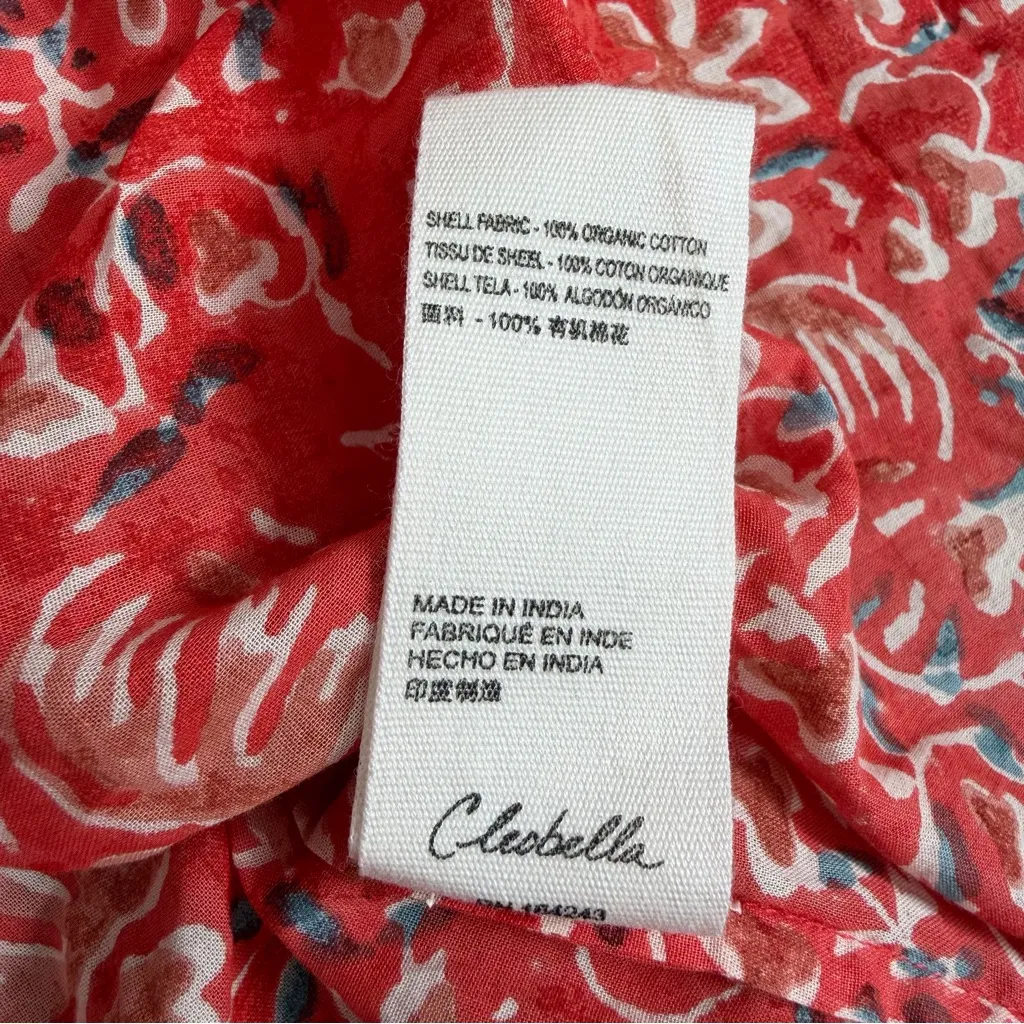 Cleobella Mylah Organic Cotton Flowy Boho Floral Print Blouse Top Size Small - Image 16