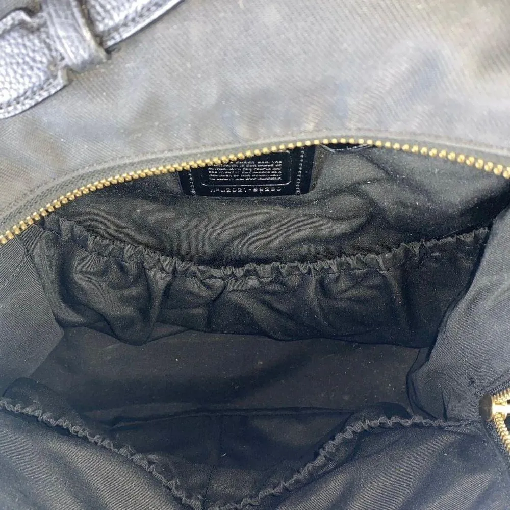 Coach Black Nylon Leather Zip Around Adjustable Strap Baby Diaper Backpack Bag - Image 5