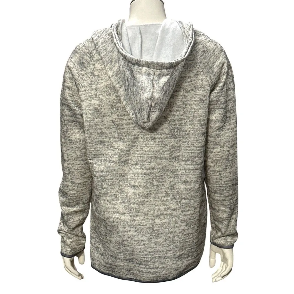 CCC Patriotic American Flag Pullover Gray Hoodie Sweatshirt Pouch Pockets Size M Black - Image 3