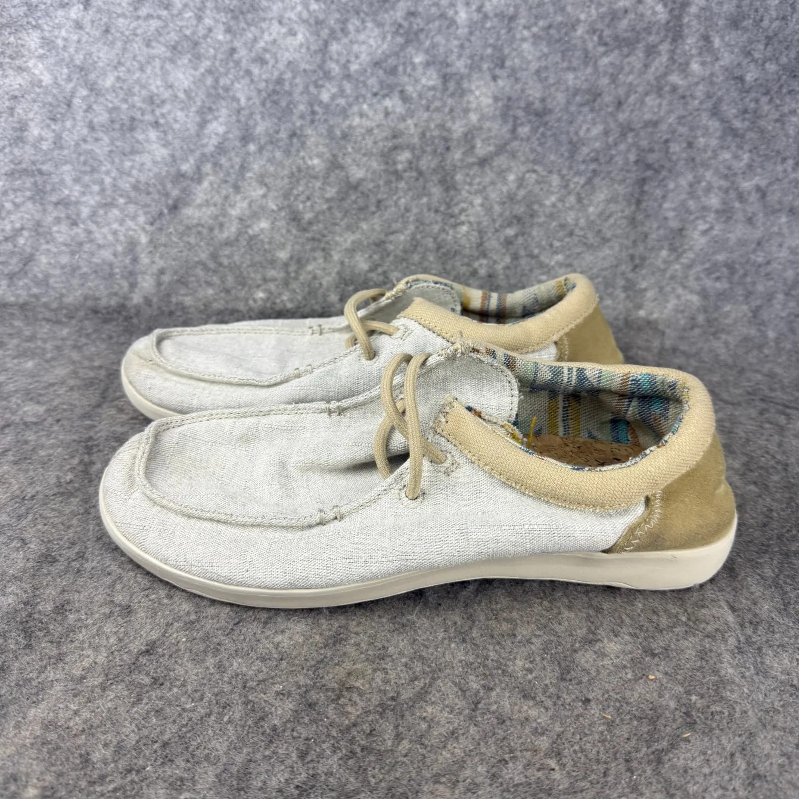 Sanuk Women's Shaka Lite SL Shoes Natural 1137872 Size‎ 8 - Image 3