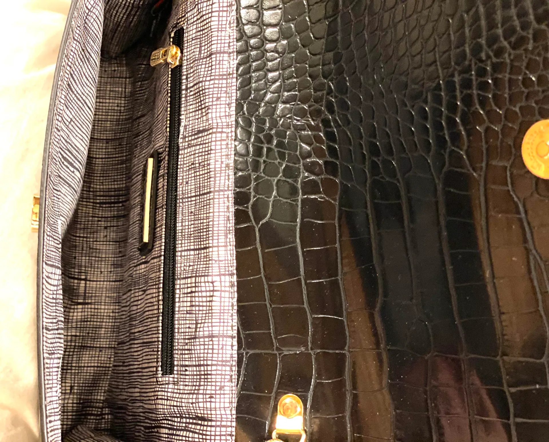 VICI Black Snakeskin Crossbody Bag  - Image 8