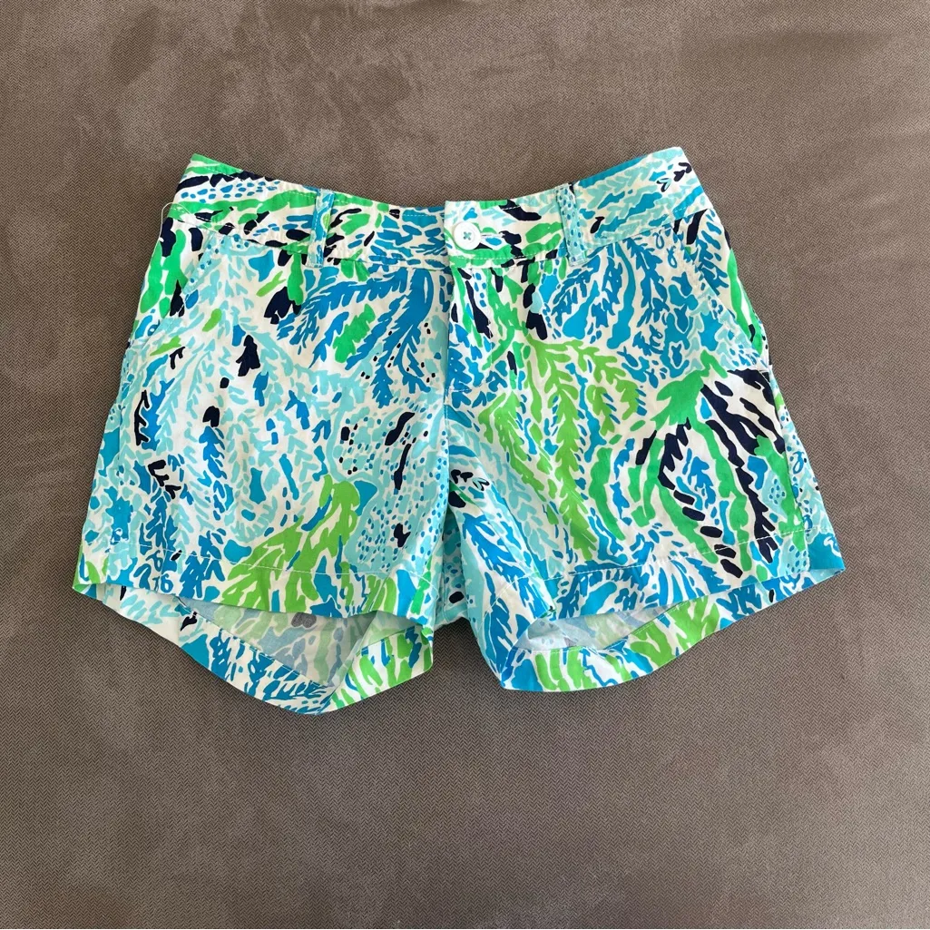 Lilly Pulitzer Callahan Shorts Let’s Cha Cha Sz 6 - Image 2