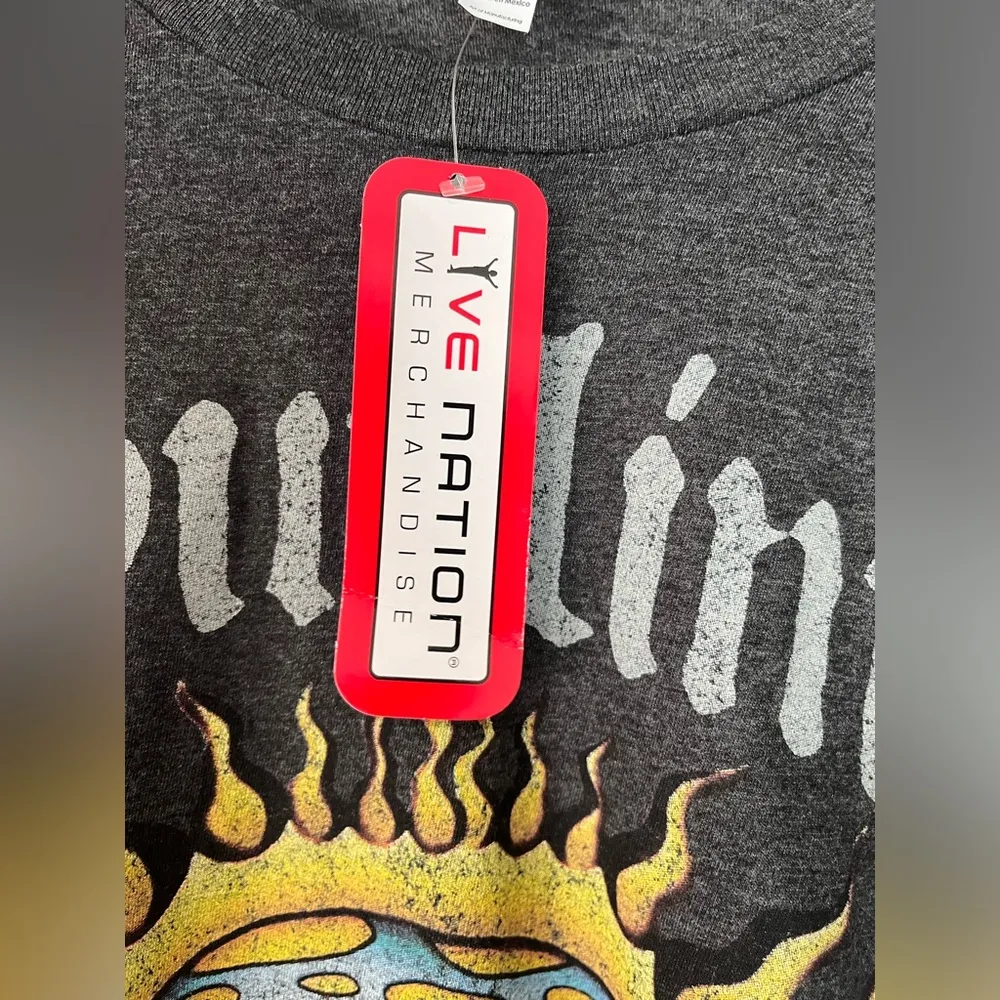 SUBLIME Official Concert Tour Band Graphic Tee Merch Unisex Music Sz S NWT Gray - Image 4