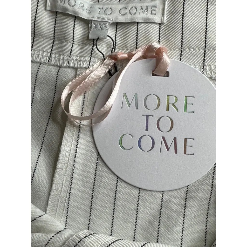 MORE TO COME Jazmine Pants in White Stripe XXSmall New Womens Trousers Size XXS - Image 8