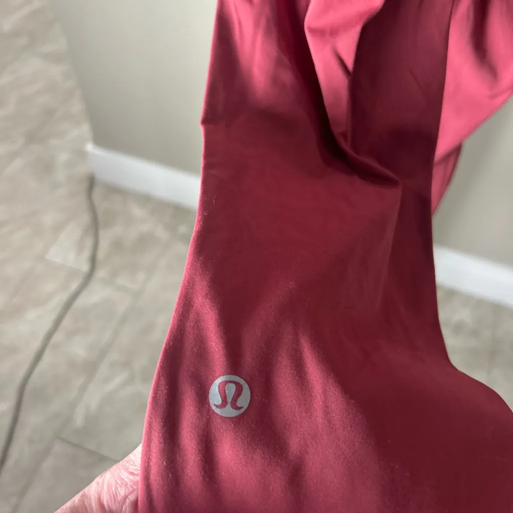 Lululemon Align High-Rise Leggings Dark Red Size 4 - Image 9