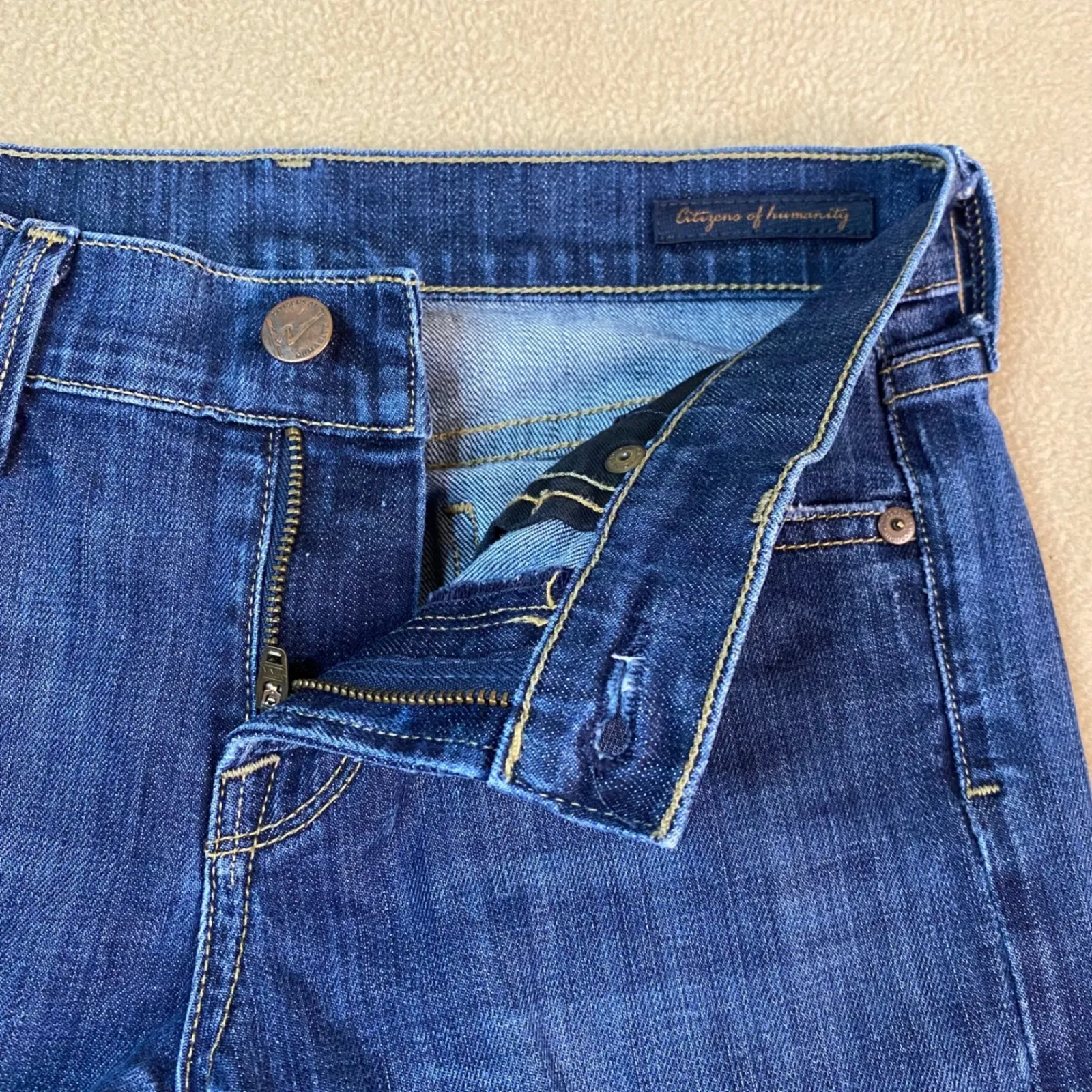 Citizens of Humanity Dita Petite Bootcut Jeans Medium Wash Denim Size 24 - Image 4