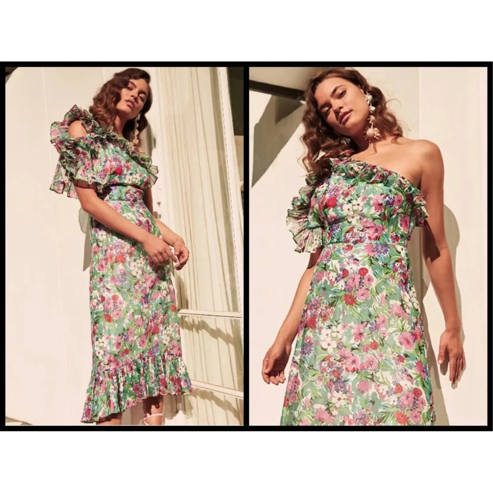 💕TALULAH💕 Better Together Midi Dress Botanical Bloom Small S NWT - Image 5