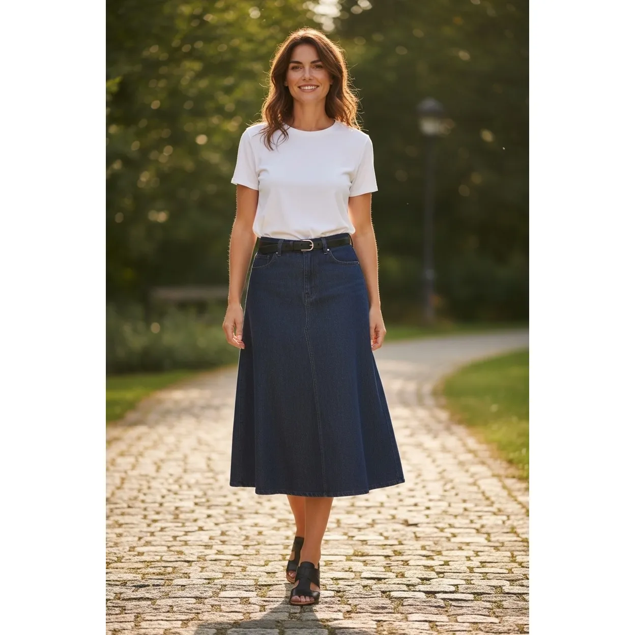 Born Black Leather Strappy Block Heel Slingback Sandals Women's Size 6M - Image 10