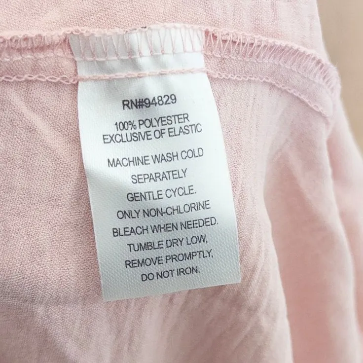 Derek Heart Womens Milkmaid Dress Size L Pink Fairy Boho Romantic Coquette - Image 7