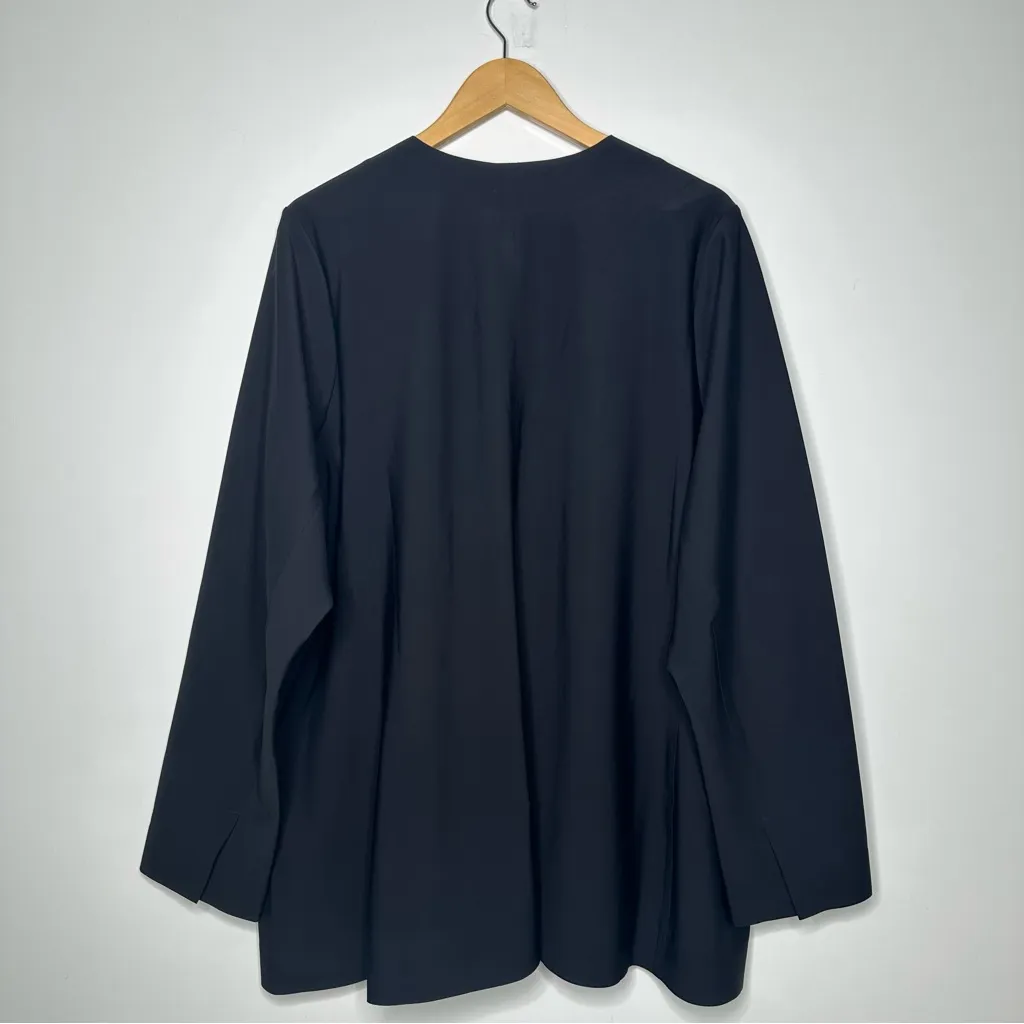 Athleta Avenue Euroluxe Blazer Jacket in Black Plus Size 24 2X - Image 6