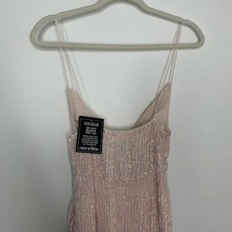 Retrofete Katya Pink Maxi Gown Dress Womens Size XS New NWT - Image 10