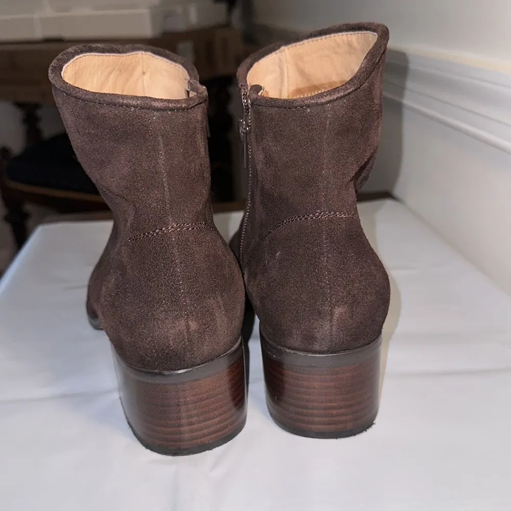 Women’s Corso Como Brown Suede Booties, Size 10 - Image 4