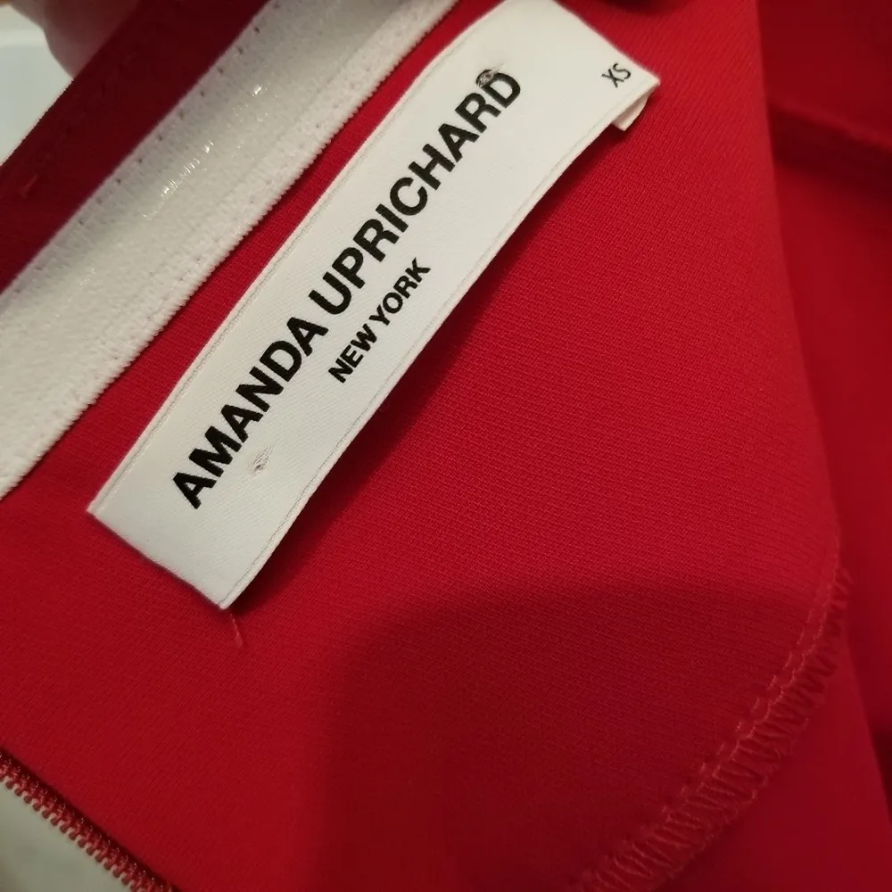 {XS} Amanda Uprichard New York Cabo Halter Top In Scarlet - Image 8