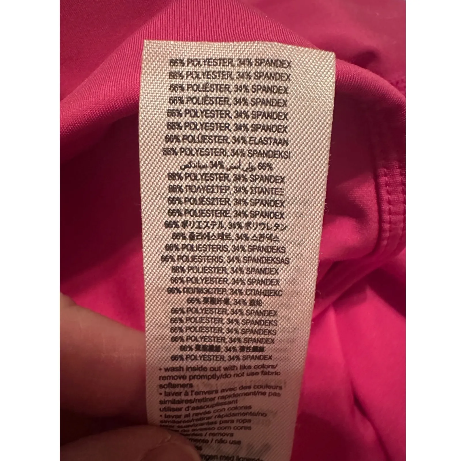 Zumba Wear Women's Pink Athletic Leggings Size L - Image 7