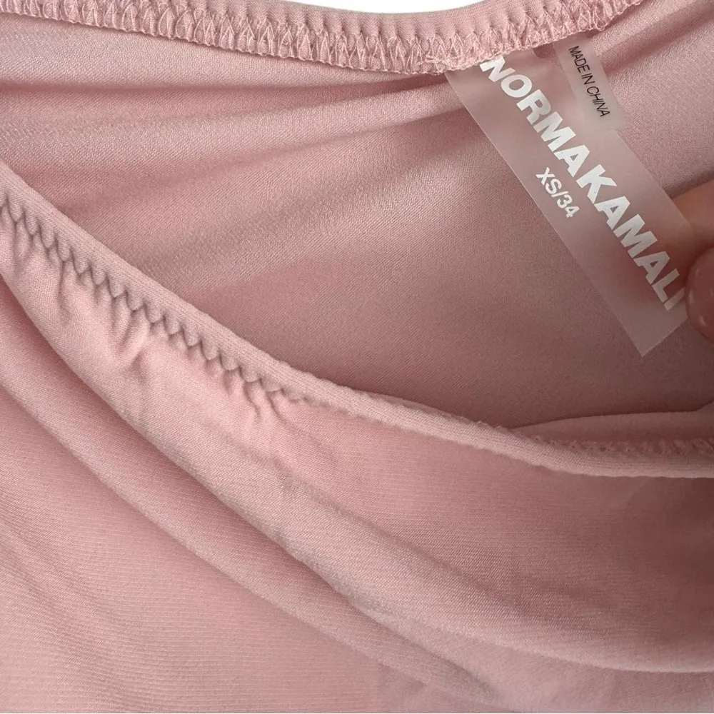 Norma‎ Kamali Diana Gown in Blush Pink XS One Shoulder Bodycon - Image 7