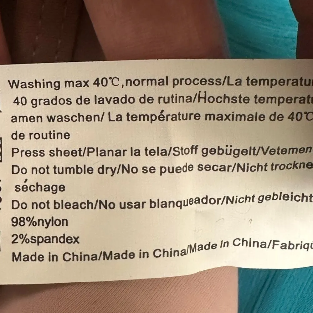 Ekouaer one piece leopard/pink cut out swim suit - Image 5