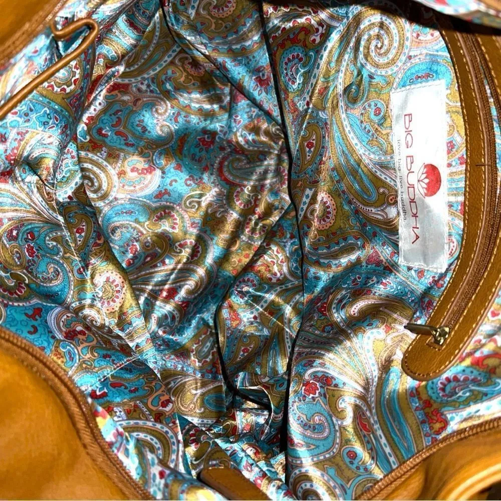 Big Buddha tan hobo bag! Large capacity! Ntn - Image 10