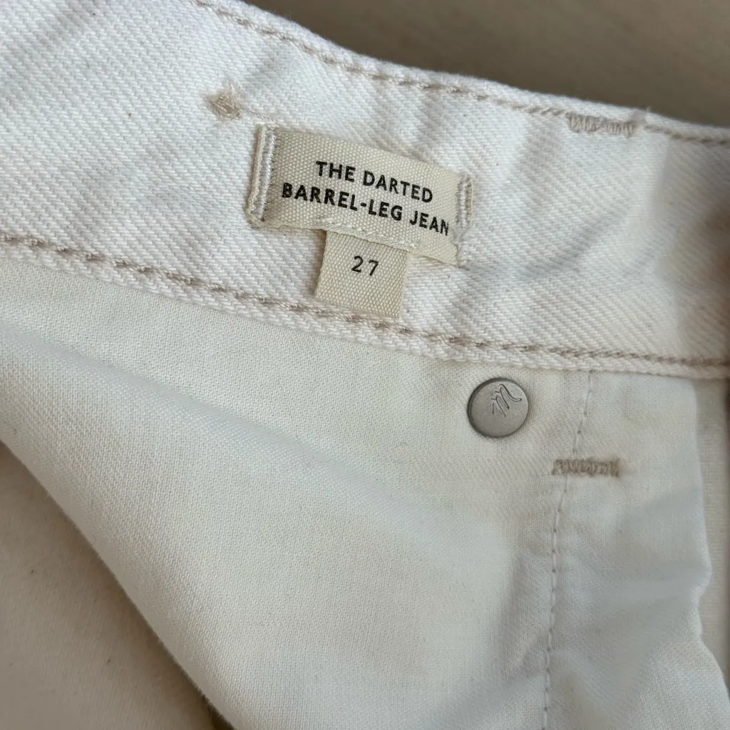 Madewell The Darted Barrel Leg-Jean in Vintage Canvas - Image 14