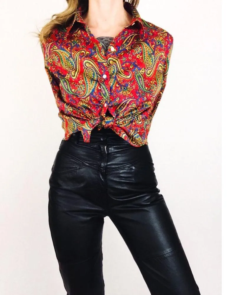 Vintage Ralph Lauren Paisley Button - Image 3