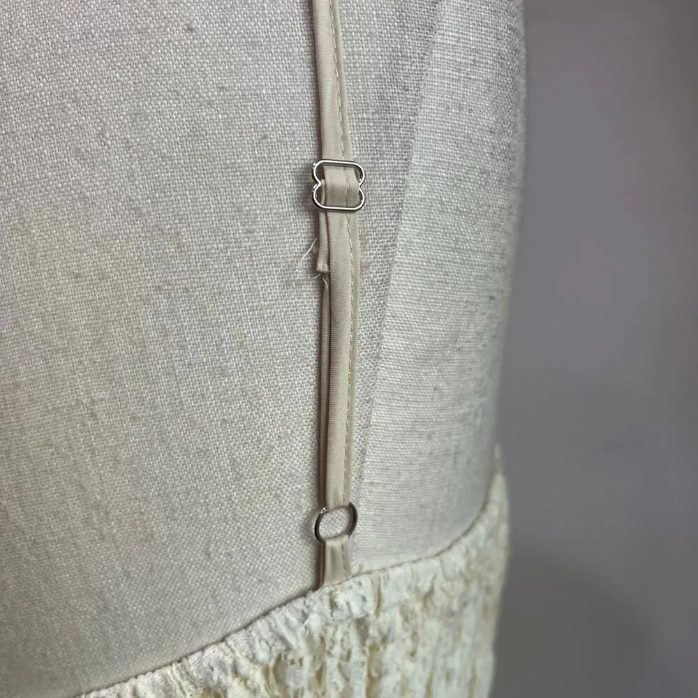 Cupshe Summer Sleeveless Boho Lace Causal Tassel Beach Flowy Sun Dress Size S - Image 9