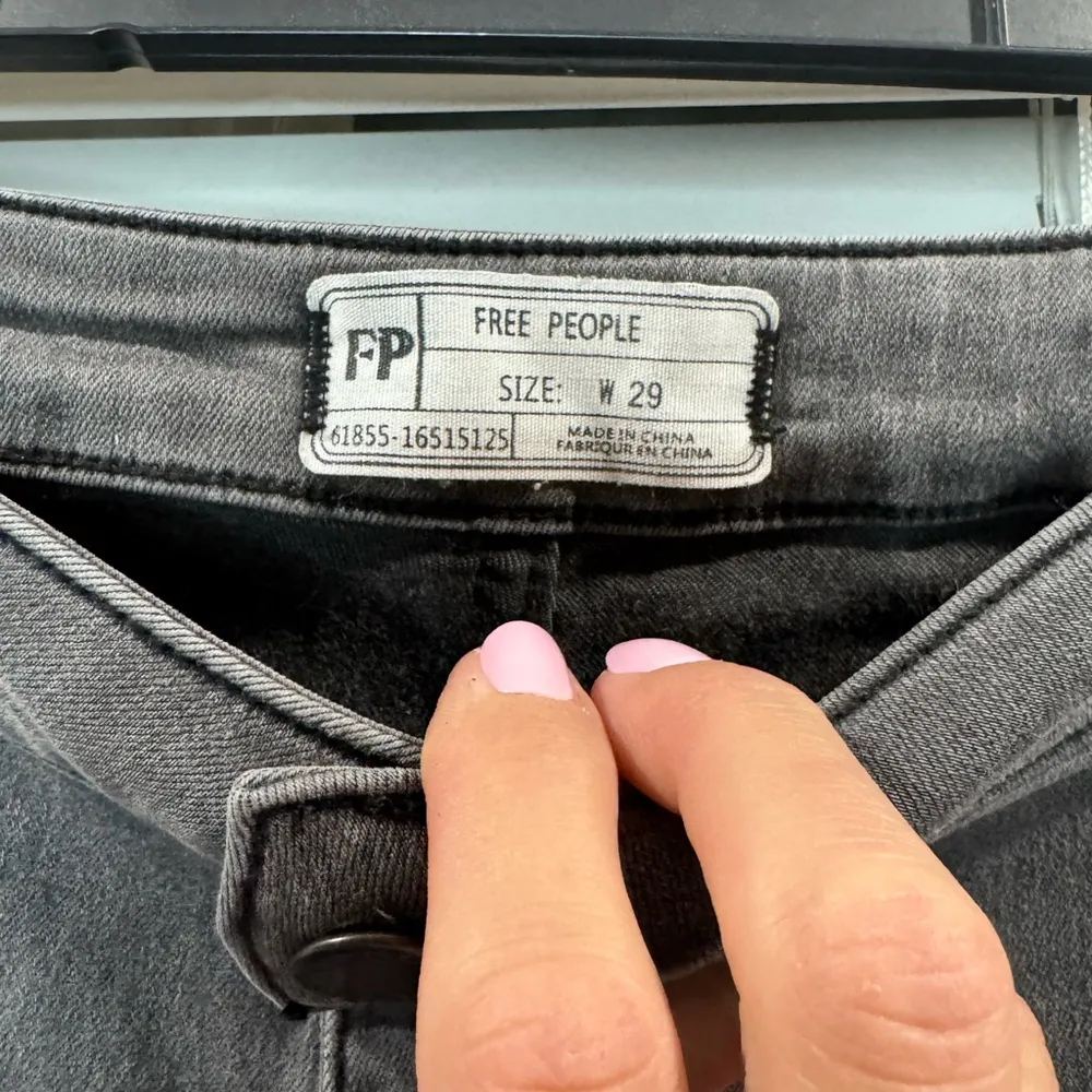 Free People Gray Flared Jeans - Image 2