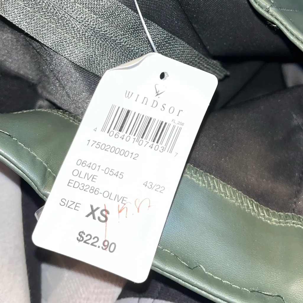 NWT-Windsor pleather slit skirt - Image 4