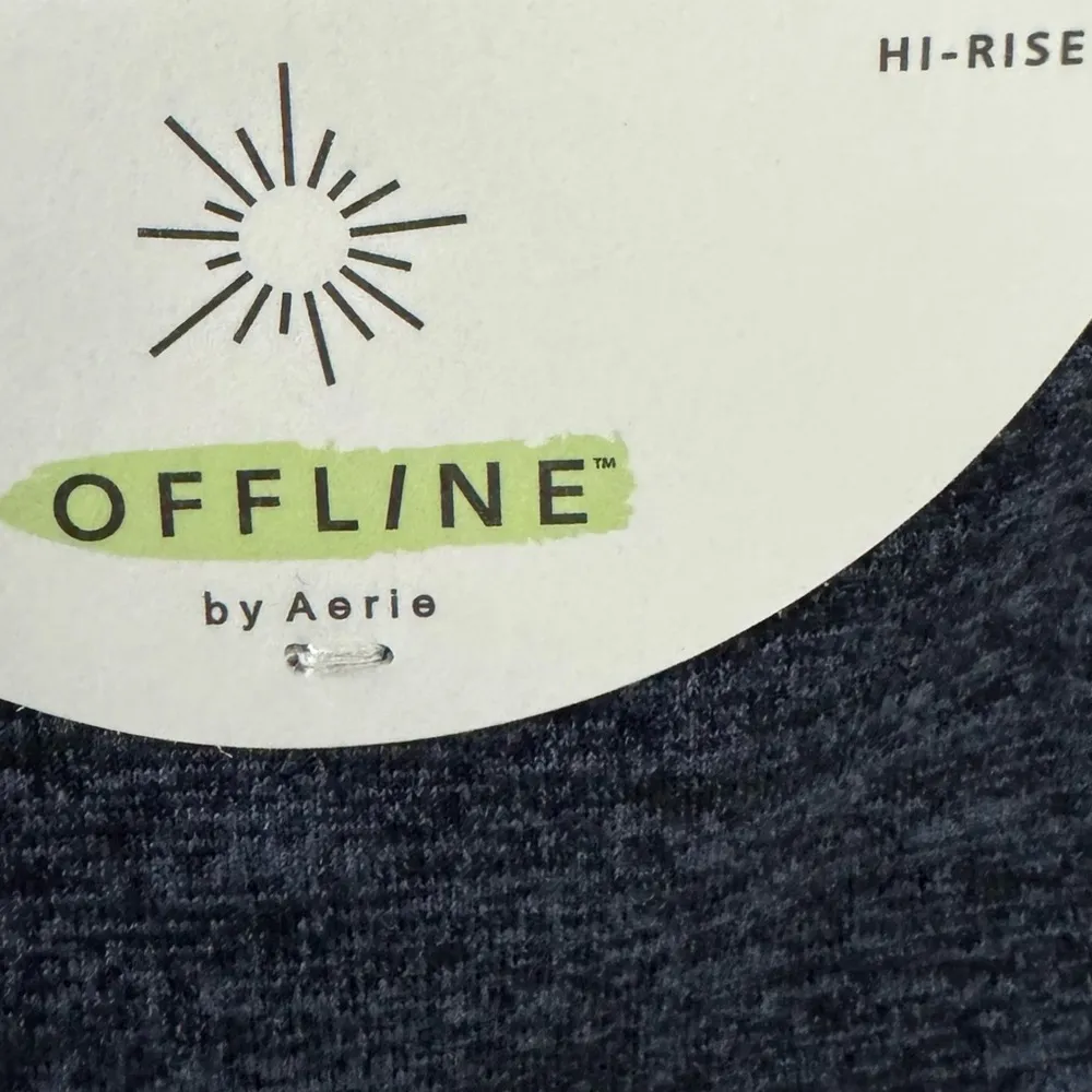 New AE Aerie Offline The Hugger Navy High Rise Leggings Athletic Pants Sz S - Image 6