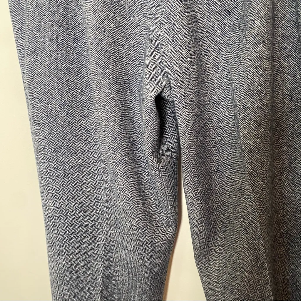 Vintage Pendleton 100% Virgin Wool Lined Straight Leg Tweed Dress Pants Sz 12 - Image 7