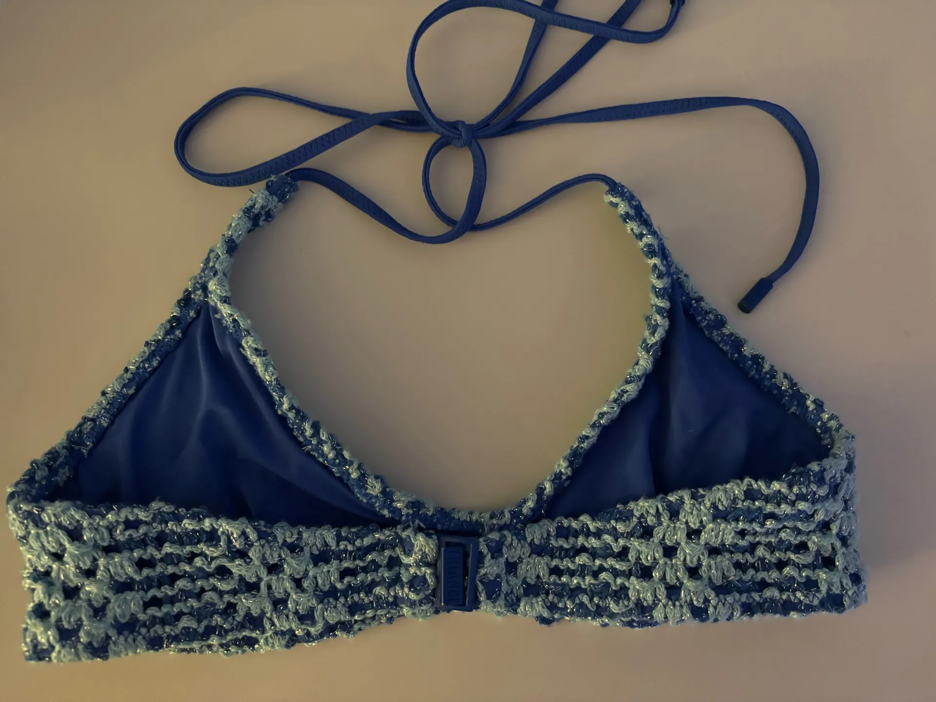 Triangl Bikini Set Swimsuit XS Blue - Image 4