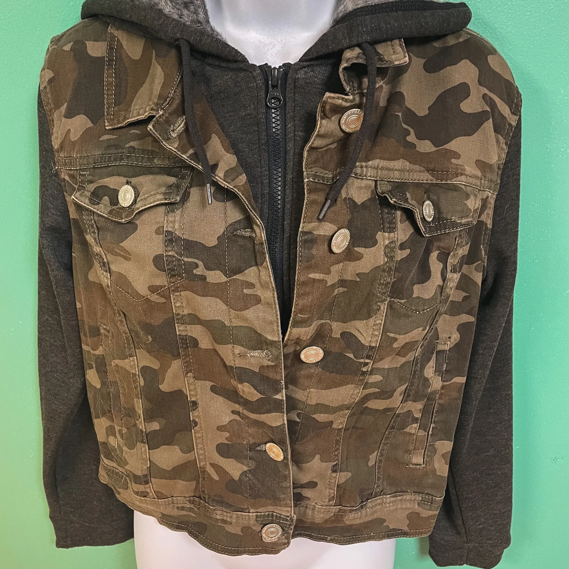 Camo Knit Sleeve Dreamer Jacket - Image 7