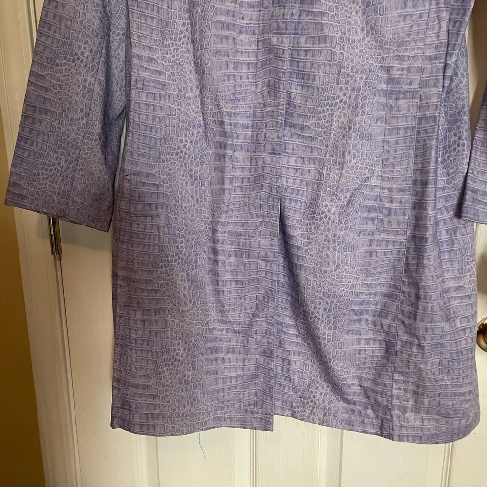 Vintage Deadstock NWT Nine West Womens Trench Utility Jacket Pastel Purple - Image 7