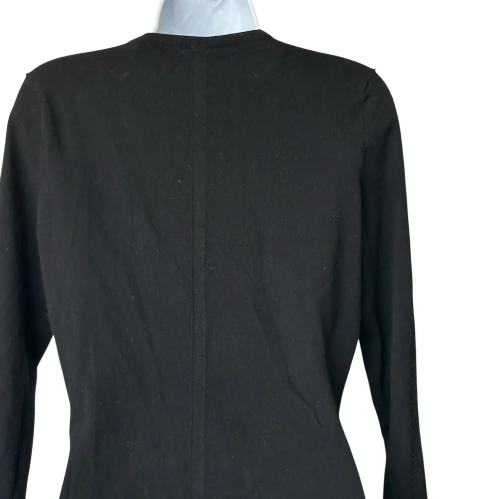 Rag & Bone Long Sleeve Knee Length Textured Knit sweater Dress M - Image 9