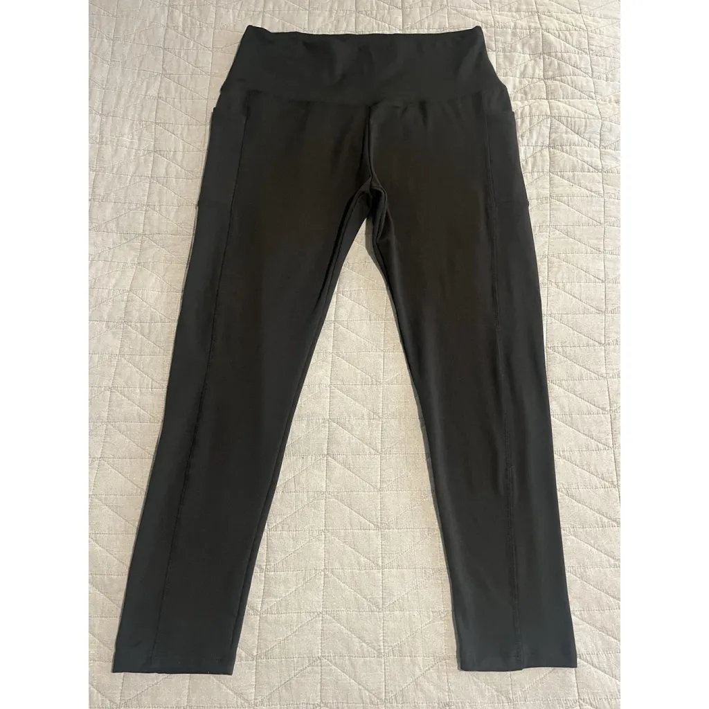 SHOWITTY Leggings 3 Pack Womens XXL Multicolor High Waisted Fleece Line Knit NWT Black - Image 2