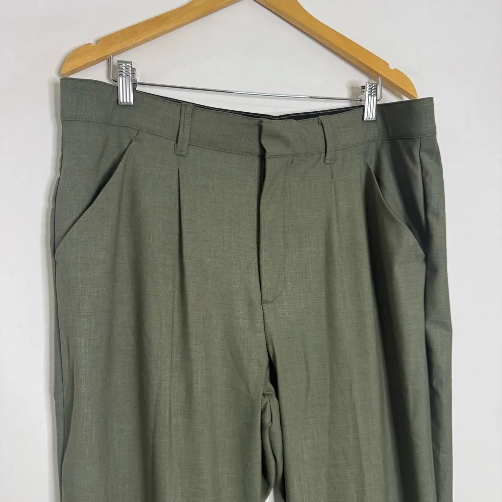 Democracy “Ab”solution Trouser Dress Pants Green – Size 16 - Image 6