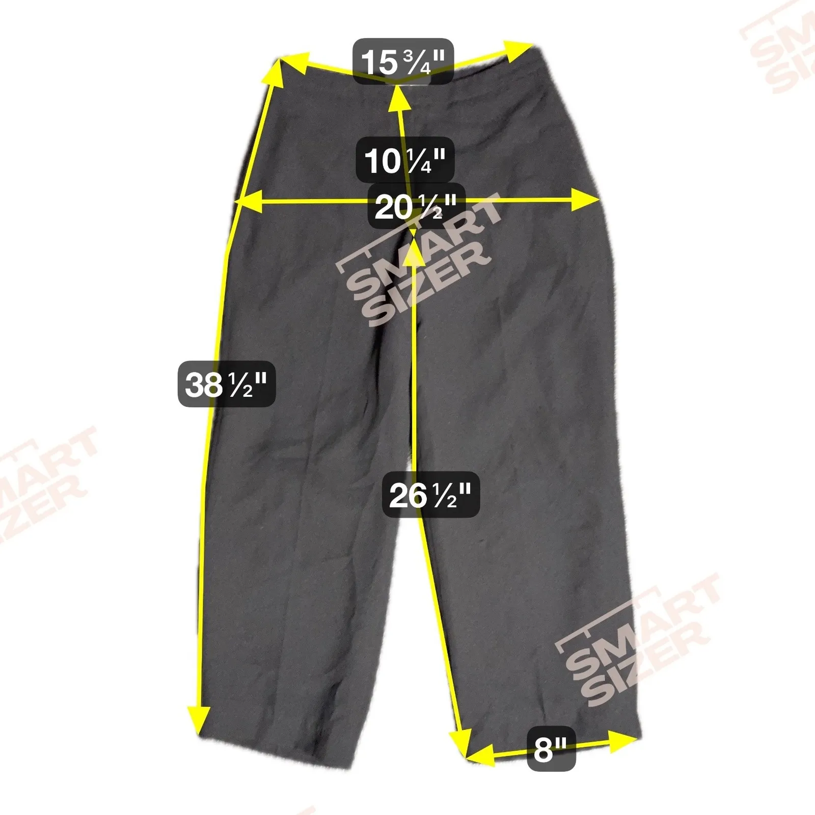 Vintage Judith Hart Women 8P Black Straight Leg Dress Pants Career Office Formal - Image 6