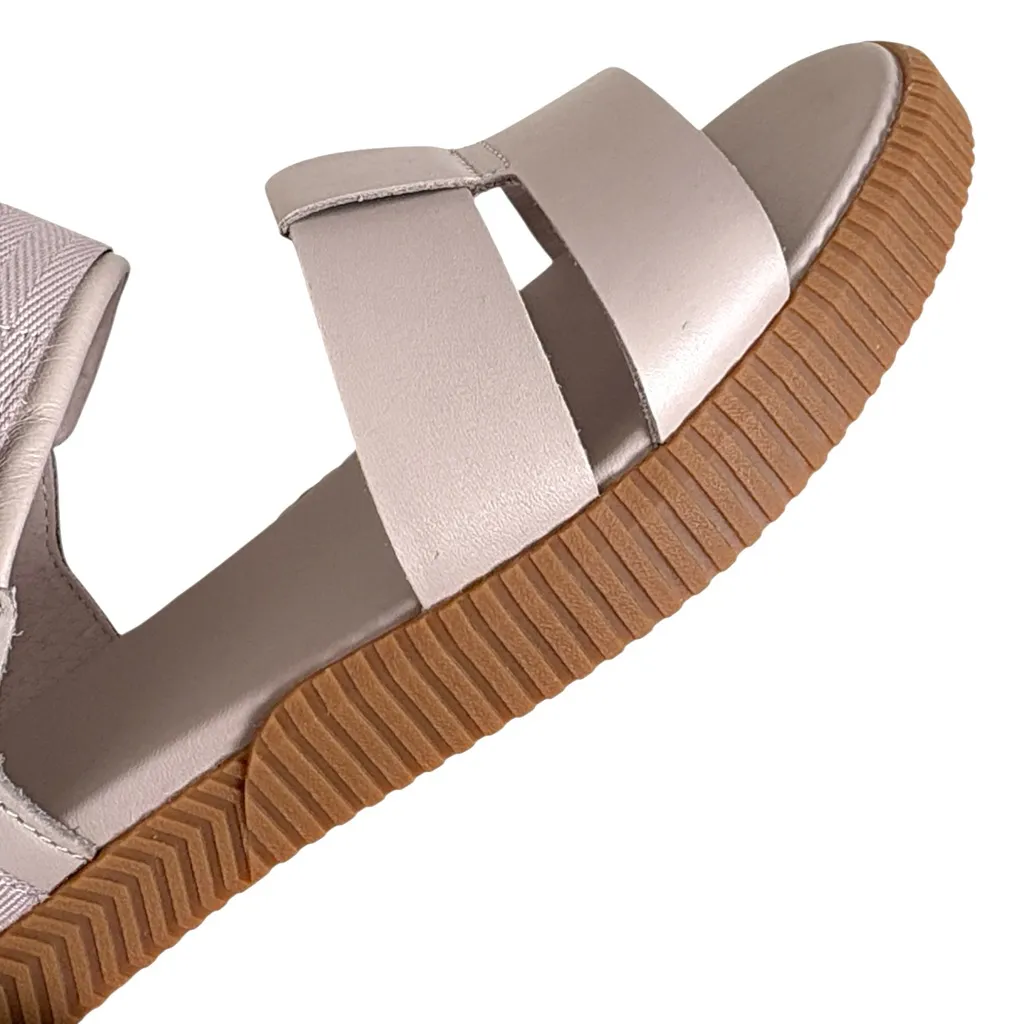 NWOT Sorel Leather ONA Ave Sandals Crushed Clay Size 8.5 Retail $100.00 - Image 6