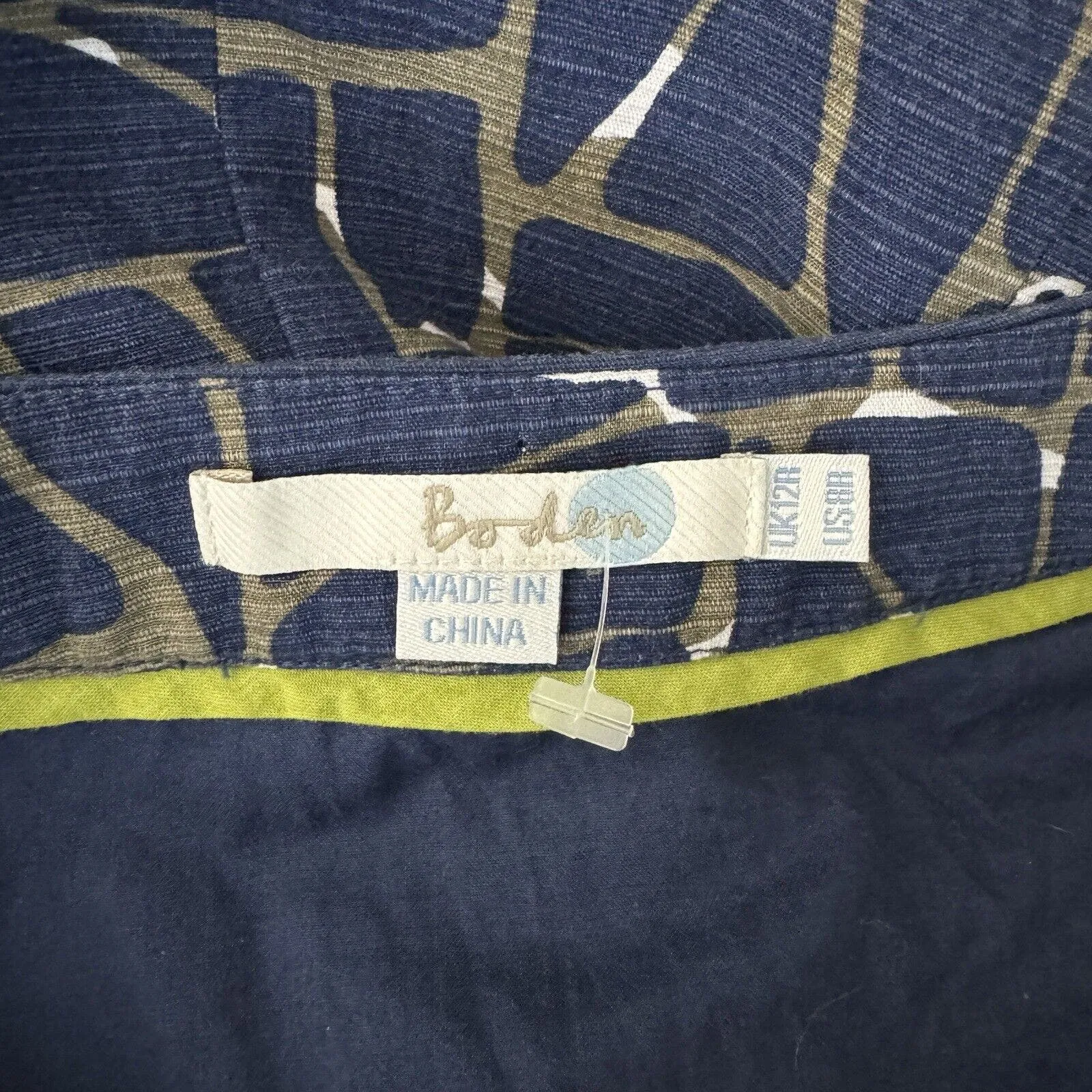 Boden Dress Women 8R Purple Green Geometric Sailor Terrazzo Sheath Career Office Size 8 - Image 7